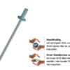 Gewindestange passend zum Sisalstamm (Höhe 18.9cm)